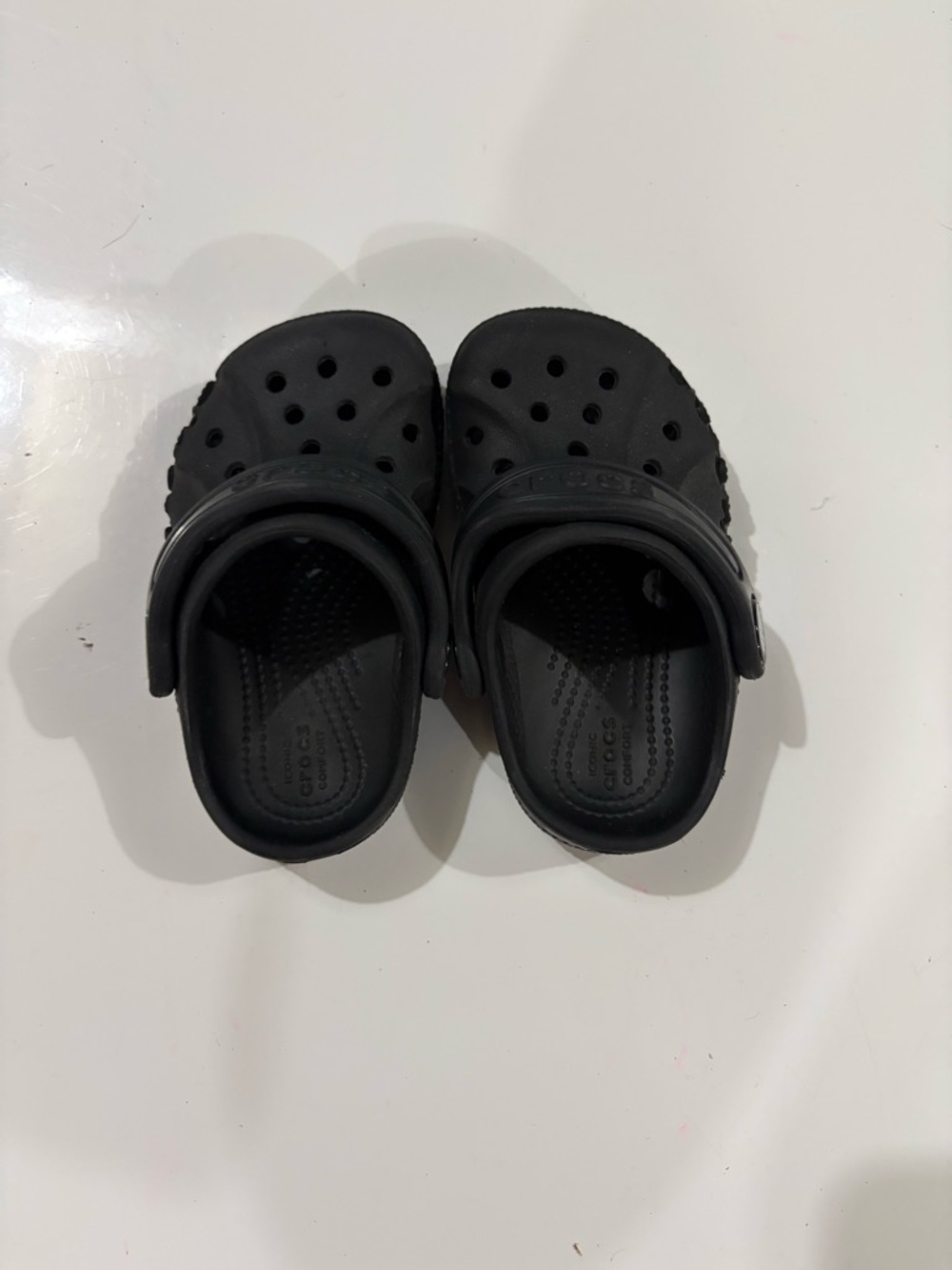 CROCS Kids Black Classic Clogs